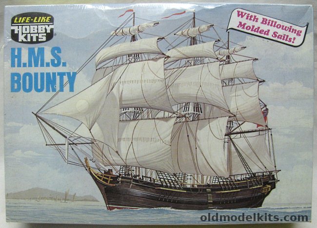 Life-Like HMS Bounty Famous Mutiny Ship, 09250 plastic model kit